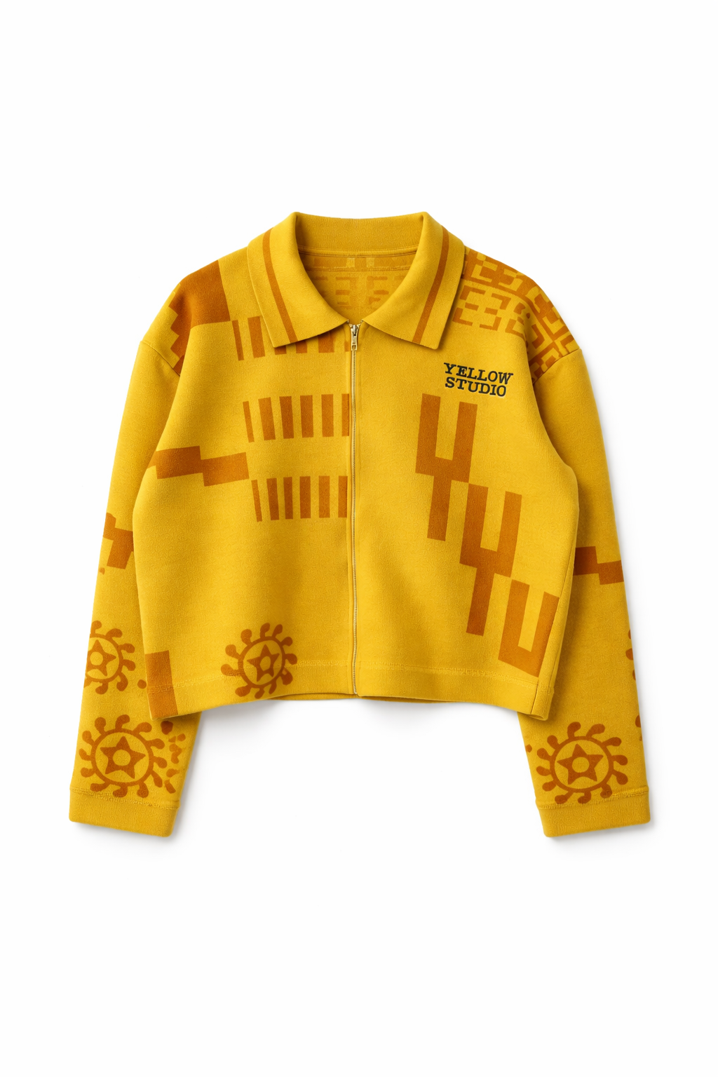 KNIT YELLOW JACKET