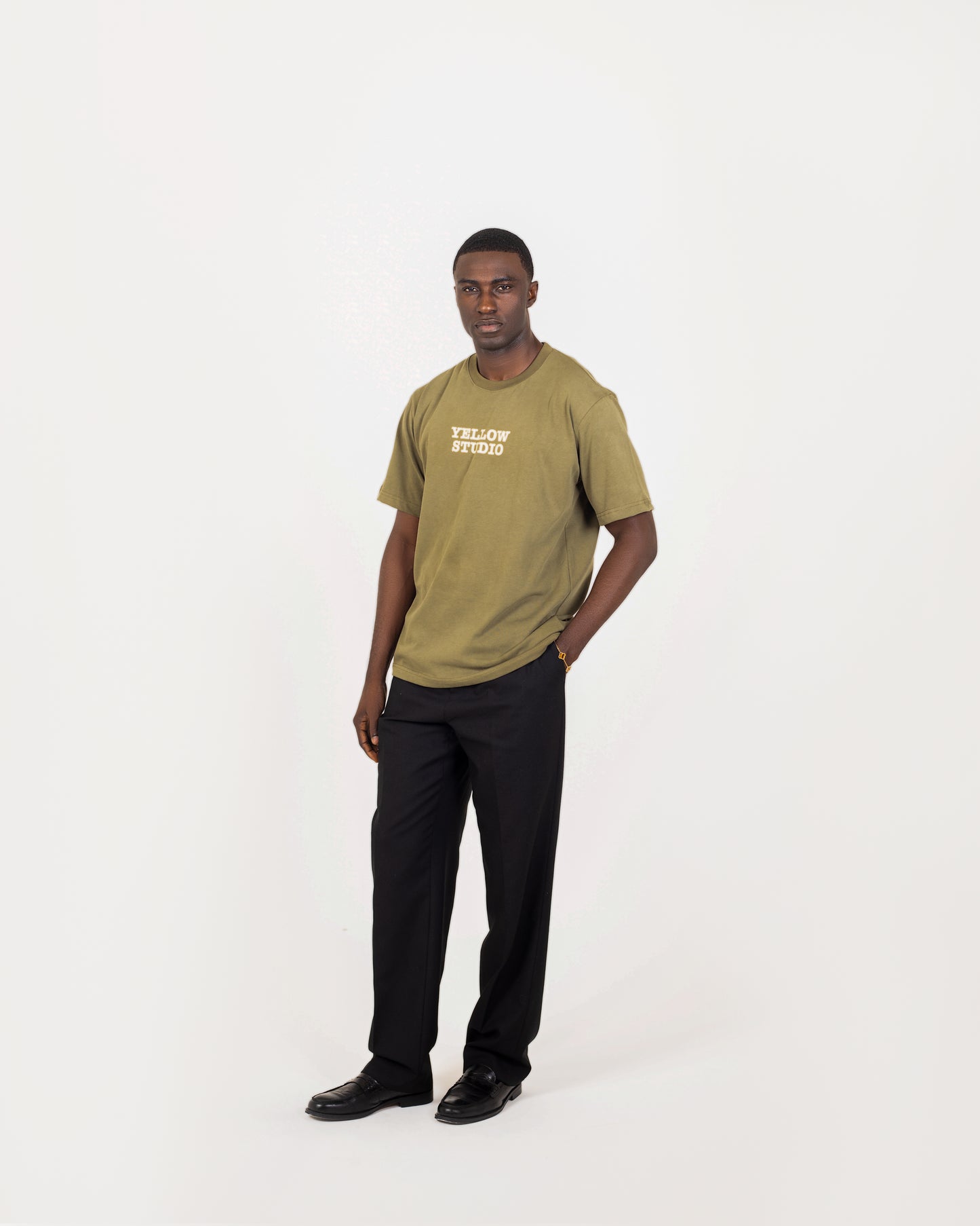 Palm Memory Tee — Olive