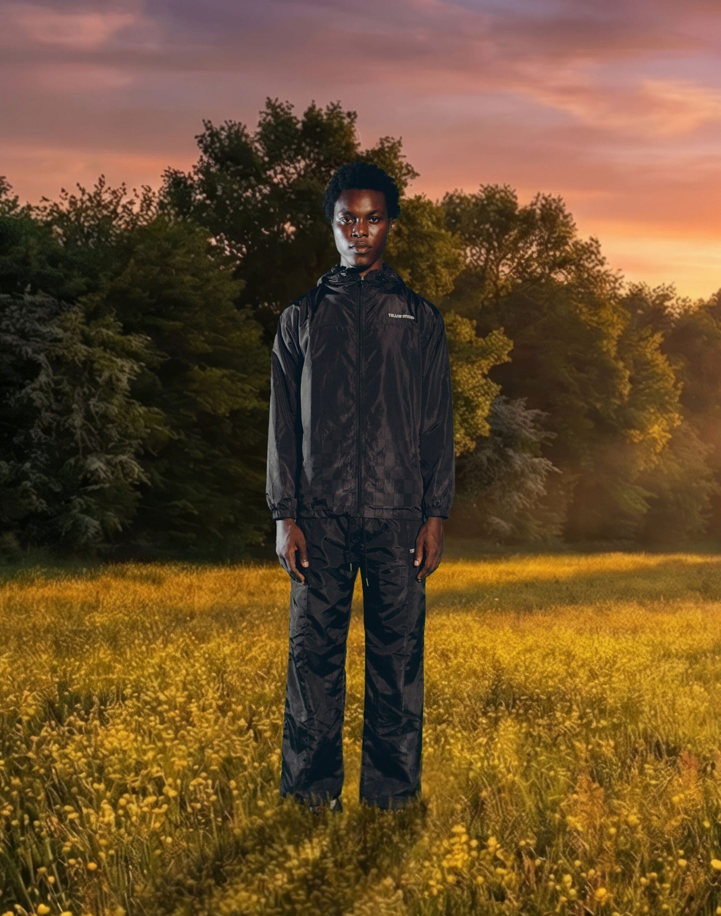 Black SOF Tracksuit - L image